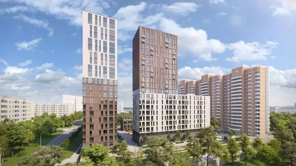 1-к кв. Москва Лермонтовская ул., 1 (38.04 м) - Фото 0