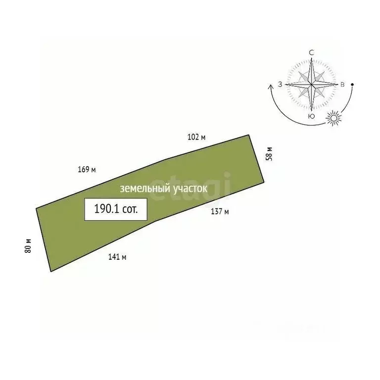 Участок в Красноярский край, Сосновоборский муниципальный округ, д. ... - Фото 1