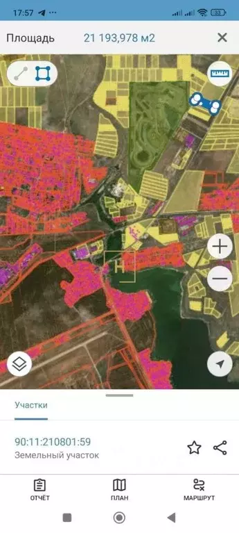 Участок в Крым, Сакский район, с. Суворовское  (200.0 сот.) - Фото 2