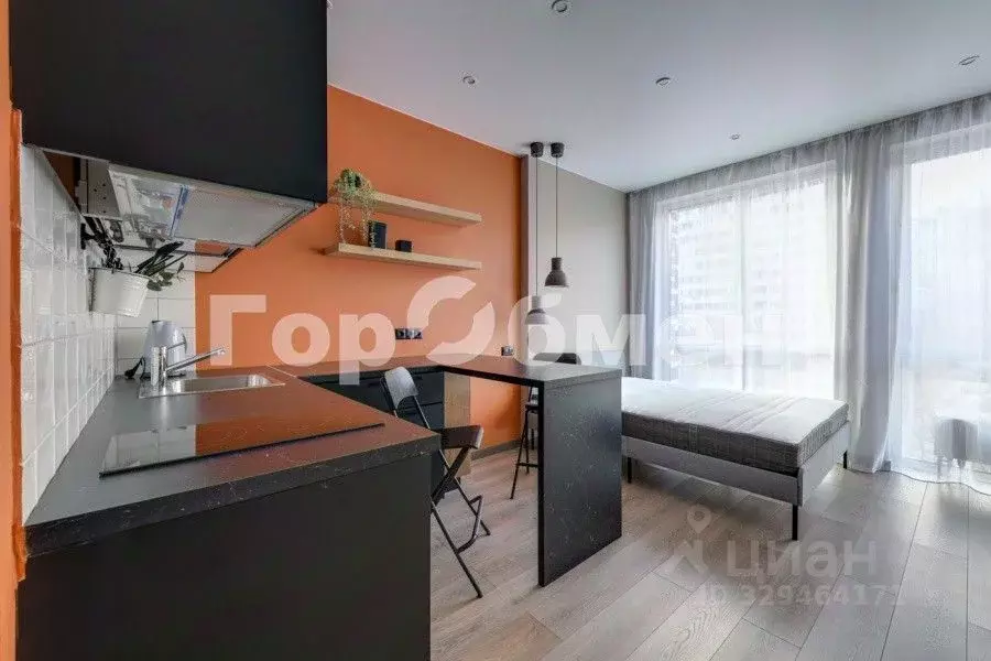 Студия Москва 3-я Хорошевская ул., 25к5 (25.3 м) - Фото 2