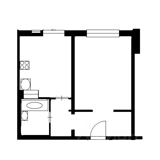 1-к кв. Москва Вольная ул., 28/4к2 (40.0 м) - Фото 2