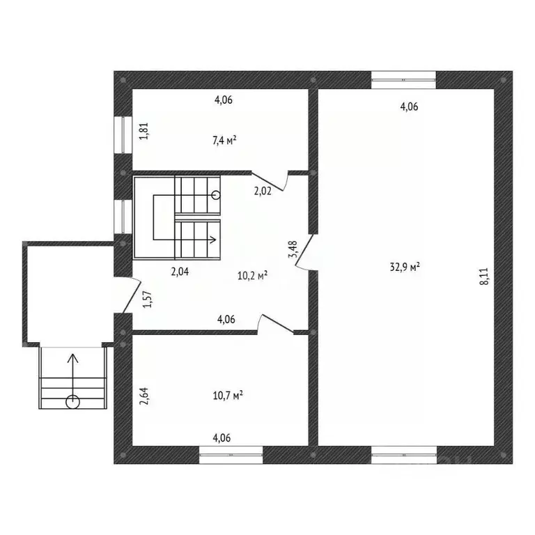 Дом в Башкортостан, Уфа городской округ, с. Нагаево  (135 м) - Фото 2