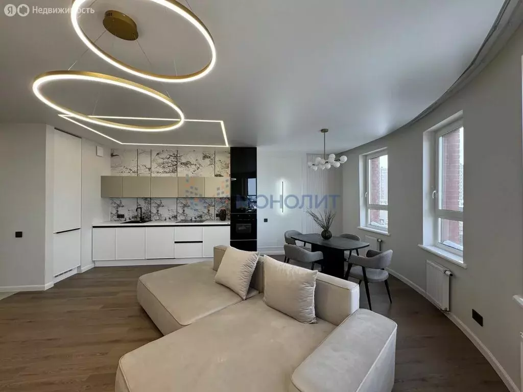 2-комнатная квартира: Нижний Новгород, улица Родионова, 178 (85 м) - Фото 1