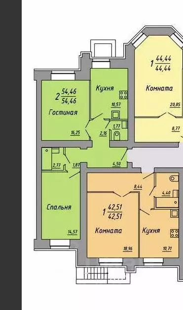 2-к кв. Новосибирская область, Кольцово рп ул. Молодежная, 6 (54.0 м) - Фото 1