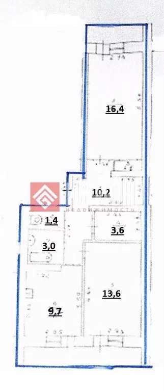 2-к кв. Крым, Судак пер. Суворова, 6 (57.9 м) - Фото 2