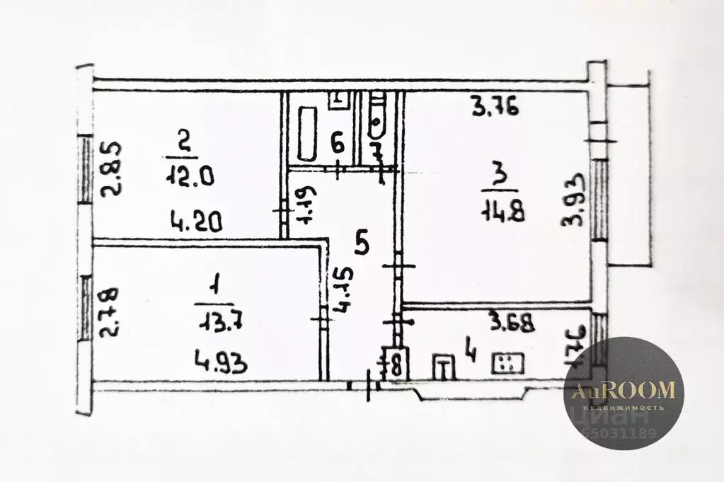 3-к кв. Волгоградская область, Волжский ул. Наримана Нариманова, 12А ... - Фото 2