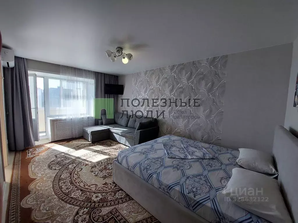 1-к кв. Курганская область, Курган Заозерный жилрайон, 3-й мкр, 31 ... - Фото 1