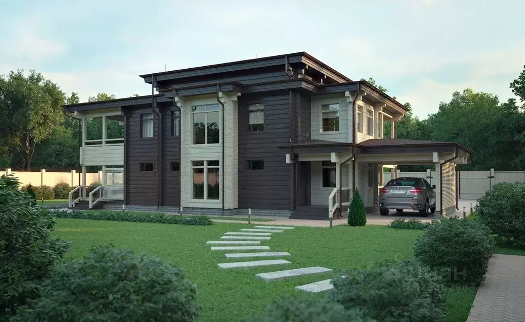 Дом в Ленинградская область, Всеволожский район, Куйвозовское с/пос, ... - Фото 1