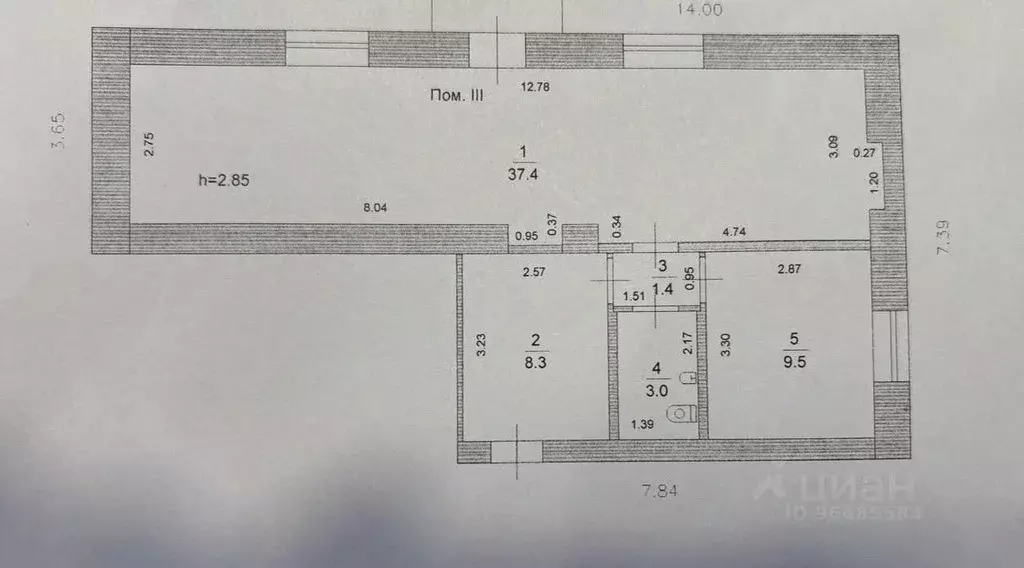 Торговая площадь в Марий Эл, Йошкар-Ола ул. Зарубина, 47 (60 м) - Фото 1