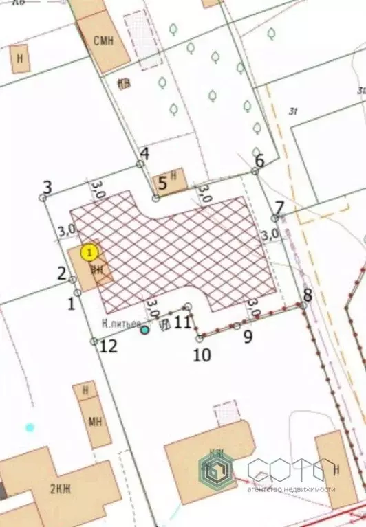 Участок в Калининградская область, Калининград пос. Лермонтовский, ул. ... - Фото 1