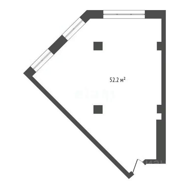 Офис в Красноярский край, Красноярск ул. Алексеева, 51 (52 м) - Фото 2