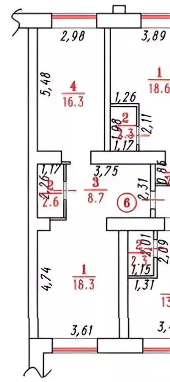 1-к кв. Омская область, Омск ул. Богдана Хмельницкого, 238 (46.0 м) - Фото 1