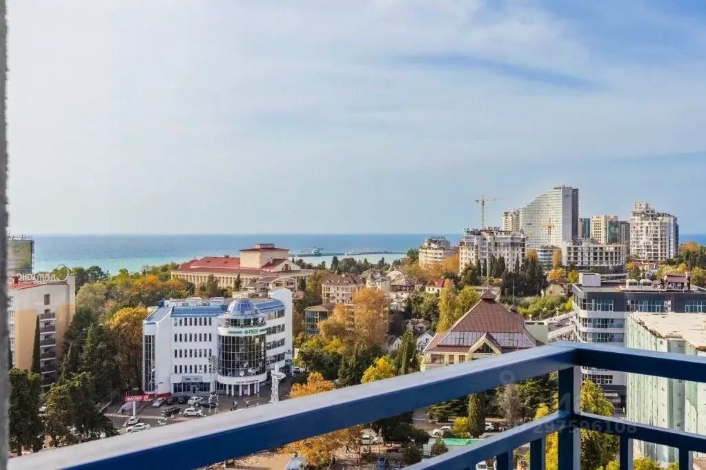 1-к кв. Краснодарский край, Сочи Светлана мкр, ул. Депутатская, 10 ... - Фото 1