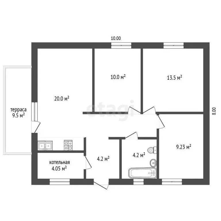 Дом в Трудовское сельское поселение, посёлок Айкаван, ТСН Молодость № ... - Фото 2