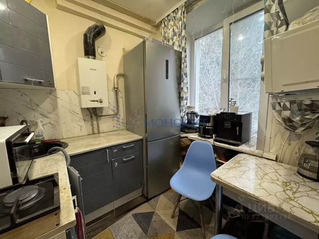 2-к кв. Нижегородская область, Нижний Новгород Снежная ул., 104 (38.3 ... - Фото 2