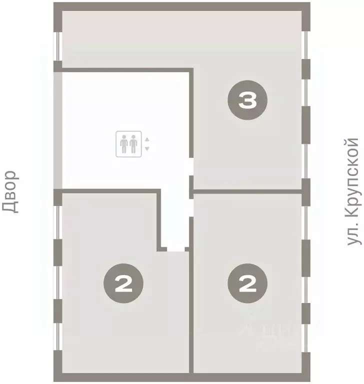 2-к кв. Омская область, Омск ул. Б.Г. Шаронова, 9 (65.36 м) - Фото 1