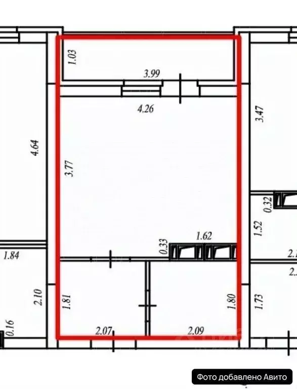 Студия Самарская область, Самара Южное ш., 7 (27.1 м) - Фото 2