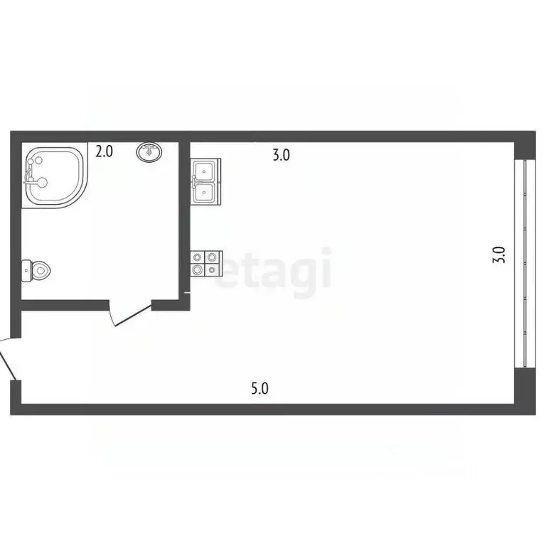 Студия Крым, Феодосия пер. Танкистов, 18 (15.8 м) - Фото 2