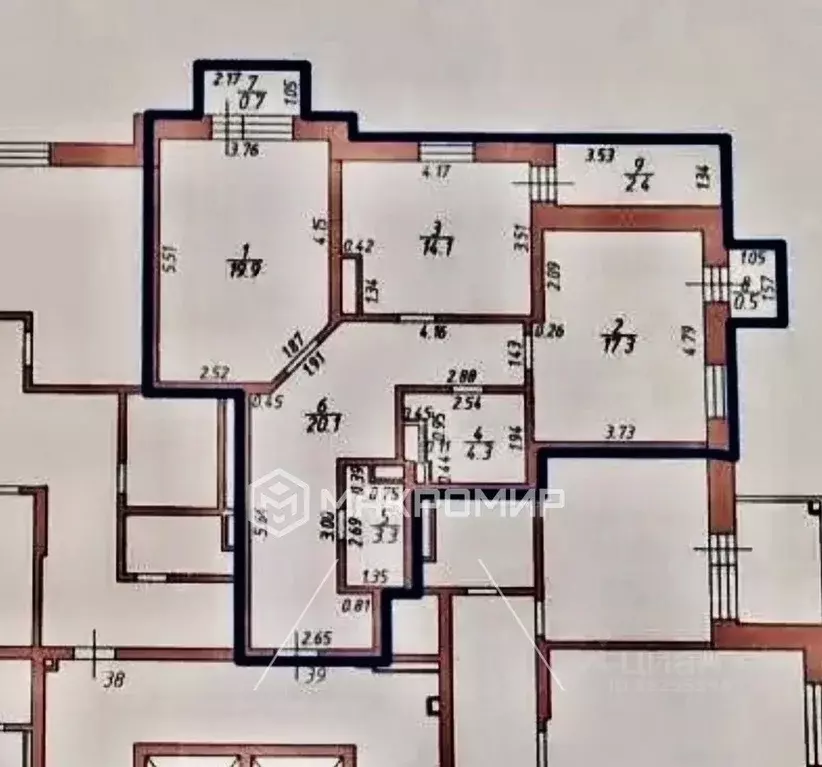 2-к кв. Татарстан, Казань ул. Дубравная, 10 (79.0 м) - Фото 2