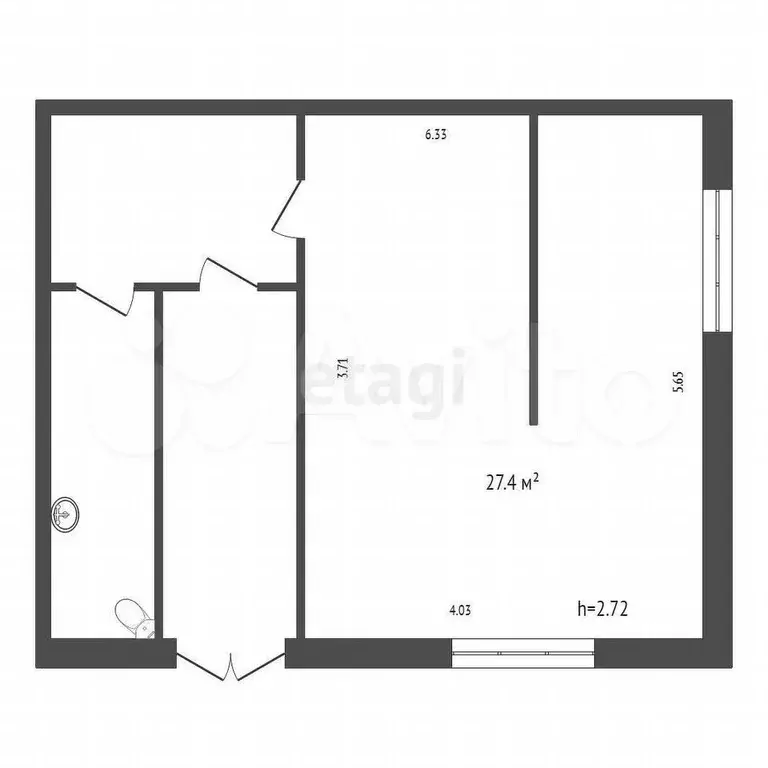 Продам офисное помещение, 24.9 м - Фото 0