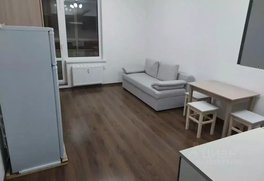 Студия Санкт-Петербург ул. Верхне-Каменская, 7к1 (28.0 м) - Фото 1