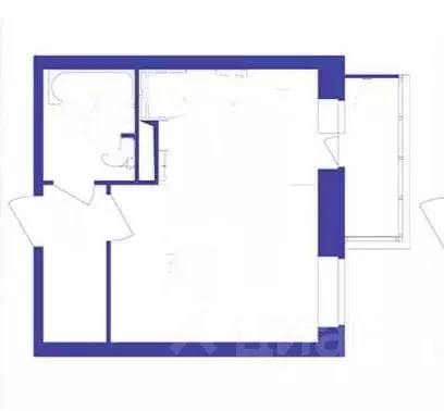 Студия Москва Внуковское поселение, ул. Омская, 17 (31.5 м) - Фото 1