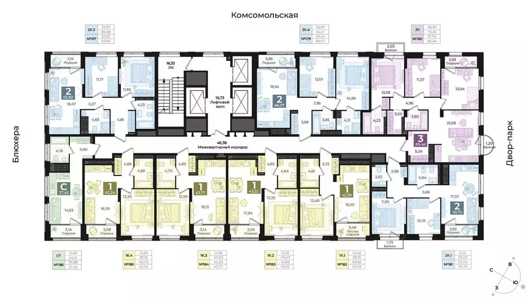 2-к кв. Свердловская область, Екатеринбург Втузгородок жилрайон, Б26 ... - Фото 1