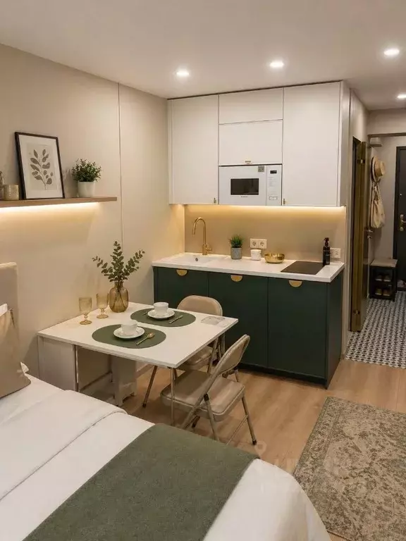 Студия Москва ул. Новинки, 4 (20.0 м) - Фото 1