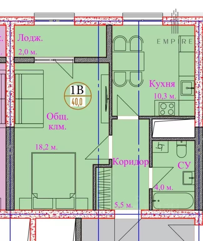 1-к кв. Чеченская республика, Грозный ул. Нурсултана Абишевича ... - Фото 1