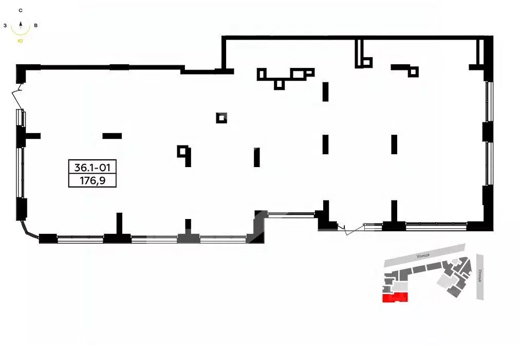 Торговая площадь в Москва № 167 кв-л,  (177 м) - Фото 2
