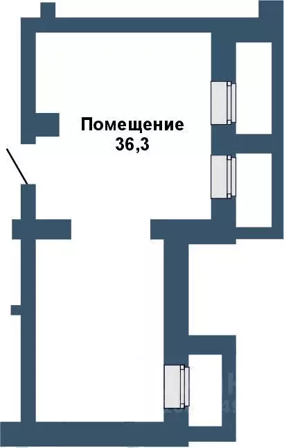 Помещение свободного назначения в Свердловская область, Березовский ... - Фото 0