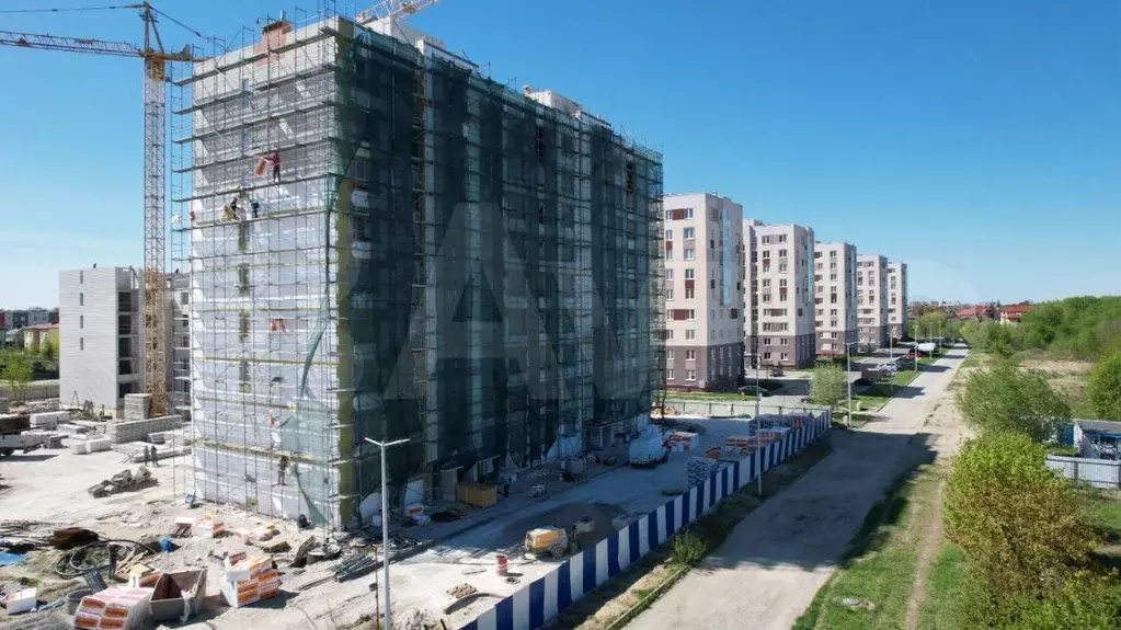 1-к. квартира, 34,1 м, 6/9 эт. - Фото 1