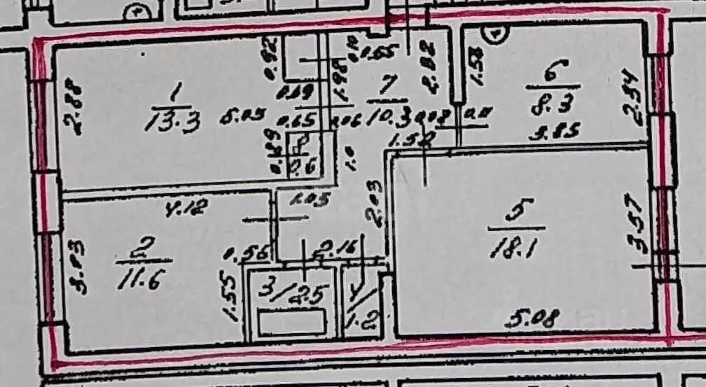 3-к кв. Сахалинская область, Южно-Сахалинск Железнодорожная ул., 16 ... - Фото 2