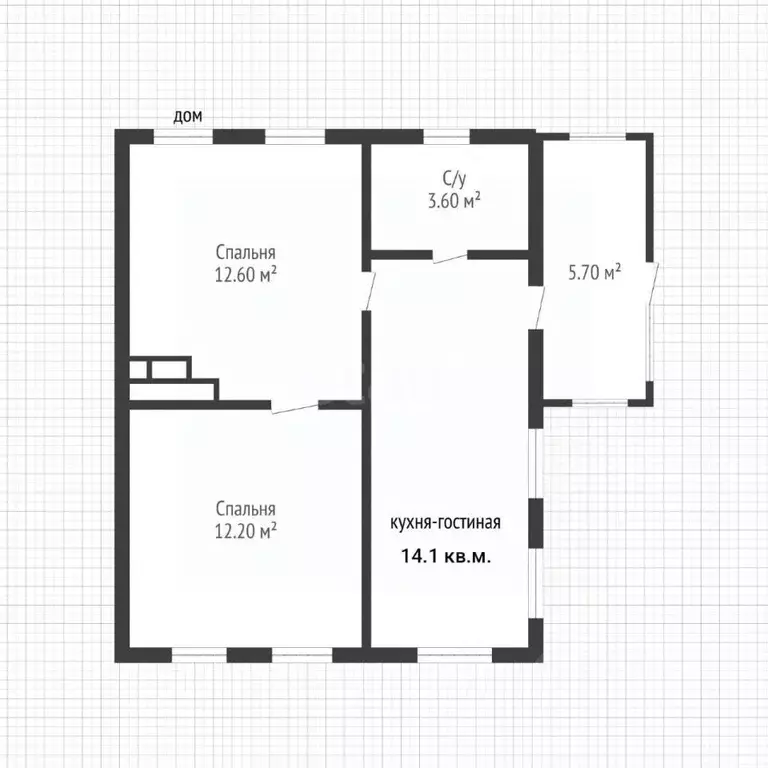 Дом в Краснодарский край, Тимашевский район, Медведовское с/пос, ... - Фото 1