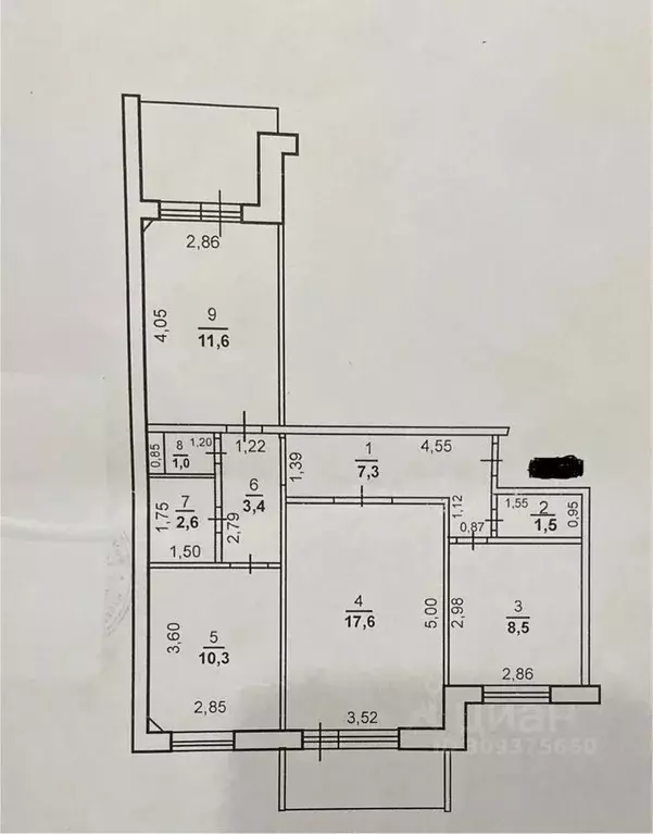 3-к кв. Оренбургская область, Оренбург Липовая ул., 15/1 (63.0 м) - Фото 0