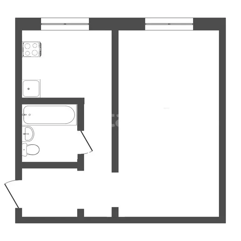 1-комнатная квартира: Вологда, улица Тендрякова, 27 (30.1 м) - Фото 1