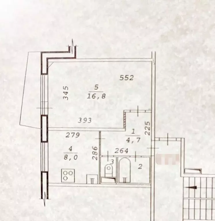 1-к кв. Новосибирская область, Новосибирск Родники мкр, ул. Родники, ... - Фото 2