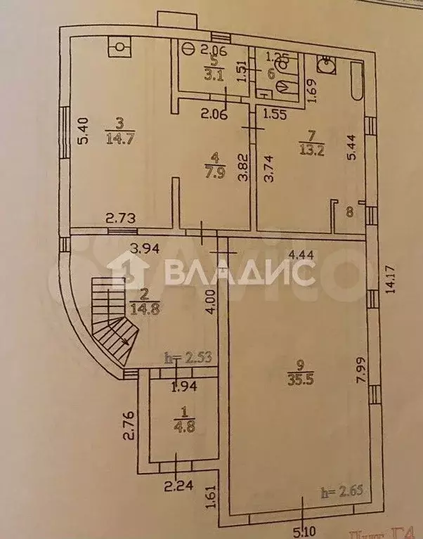 Дом 250 м на участке 6,4 сот. - Фото 0