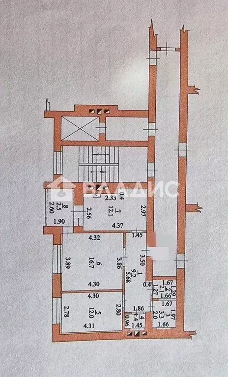 2-к кв. Краснодарский край, Ейск ул. Энгельса, 21/1 (56.8 м) - Фото 2