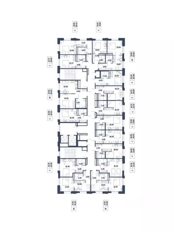 Студия Санкт-Петербург Московское ш., 13Ж (21.68 м) - Фото 1