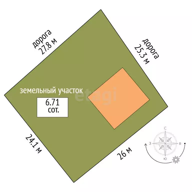 Дом в Мирное, Волынская улица (81.3 м) - Фото 1