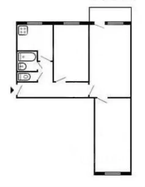 3-к кв. Иркутская область, Иркутск Юбилейный мкр, 62 (58.0 м) - Фото 2