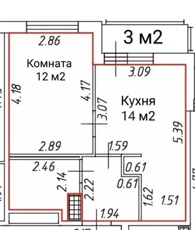 1-к кв. Ленинградская область, Мурино Всеволожский район, ул. ... - Фото 0