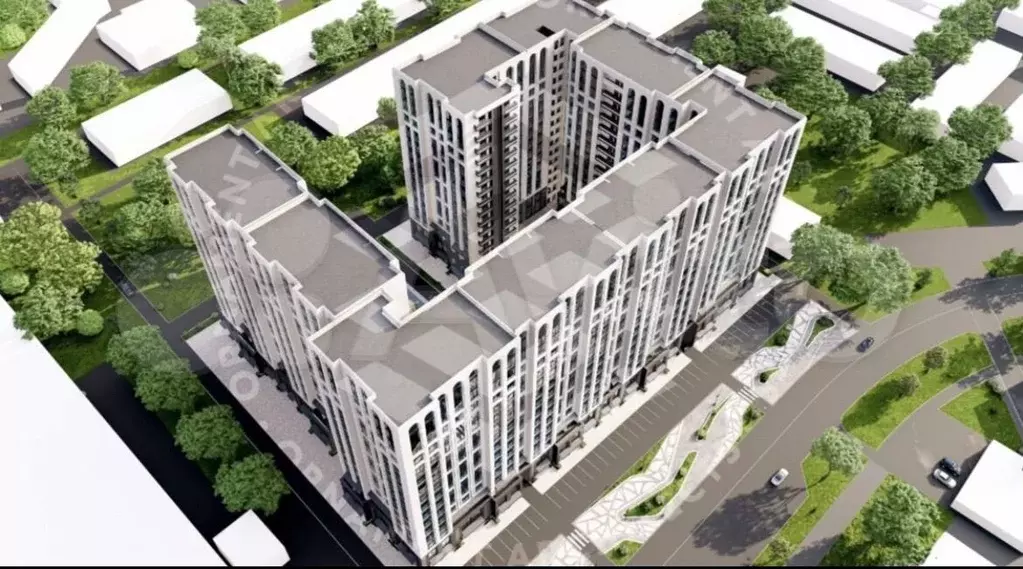 1-к. квартира, 43,4 м, 4/8 эт. - Фото 1