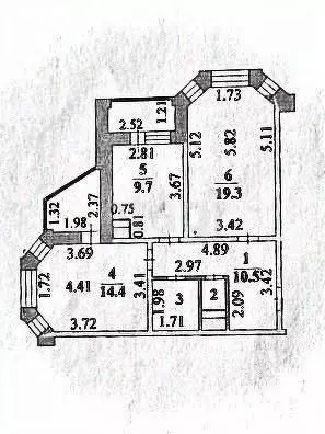 2-к кв. Липецкая область, Липецк ул. Ульяны Громовой, 5 (69.0 м) - Фото 2
