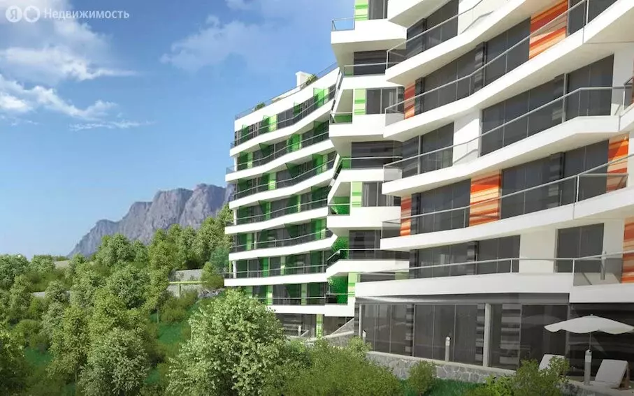 Квартира-студия: Кореиз, Мисхорский спуск, 1Е (38 м) - Фото 1