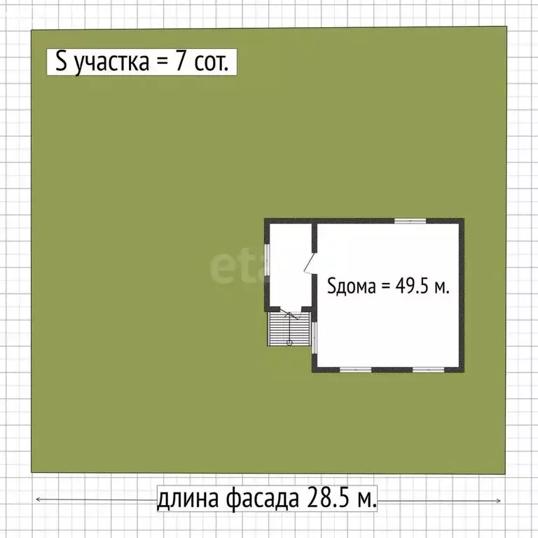 Дом в станица Ханская, Весёлая улица (49.5 м) - Фото 0