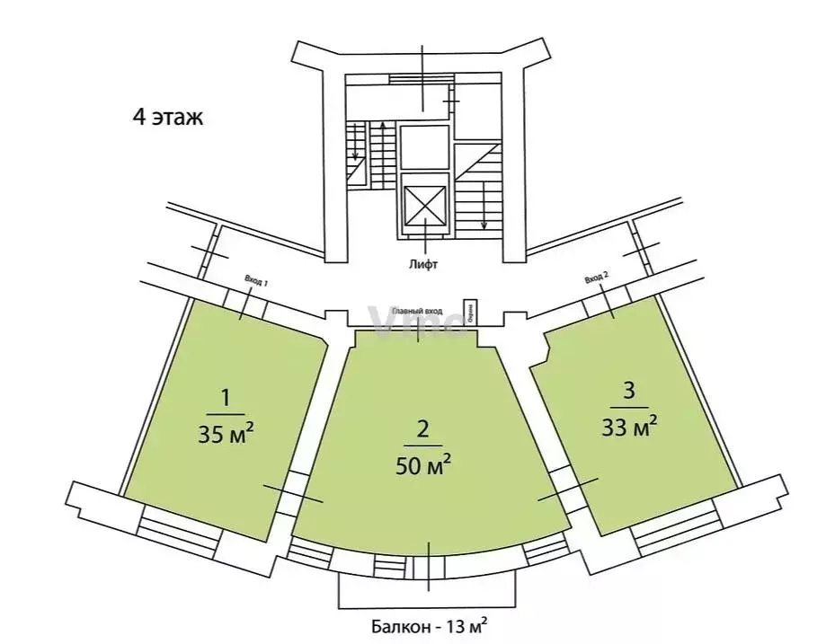 Офис в Москва Кожевническая ул., 1С1 (130 м) - Фото 1