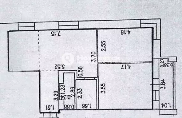 3-к. квартира, 63 м, 7/9 эт. - Фото 0