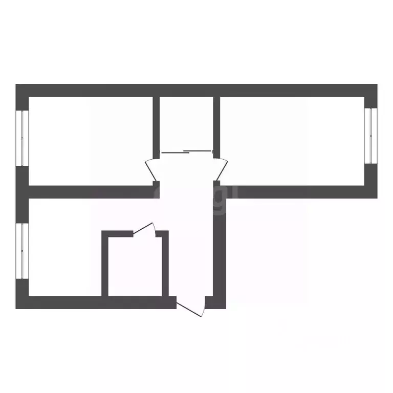 2-к кв. Амурская область, Зея Светлый мкр, 21 (45.0 м) - Фото 2